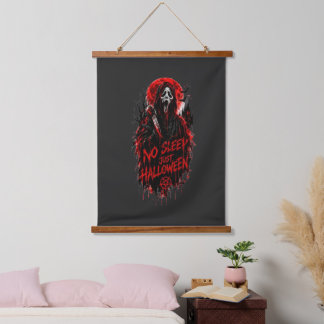 Tapisserie Suspendue Pas de sommeil, juste un cri d'Halloween Design go