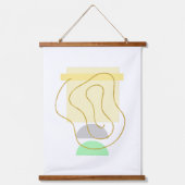 Tapisserie Suspendue Pastels & Gold Abstracts (Recto)