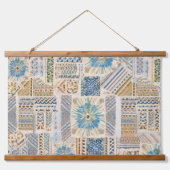 Tapisserie Suspendue Patchwork Ethnique Boho Patchwork Wall Hanging (Devant)