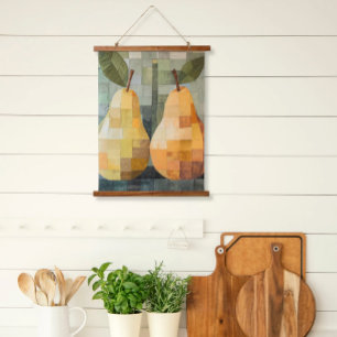 Tapisserie Suspendue Patchwork Pears Tapestry Soll Art