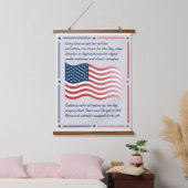 Tapisserie Suspendue Patriotic Wall Art with a Modern Vibe! (Chambre à coucher)