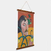 Tapisserie Suspendue Paul Gauguin Autoportrait Art Moderne Mur en Bois (Angulaire)