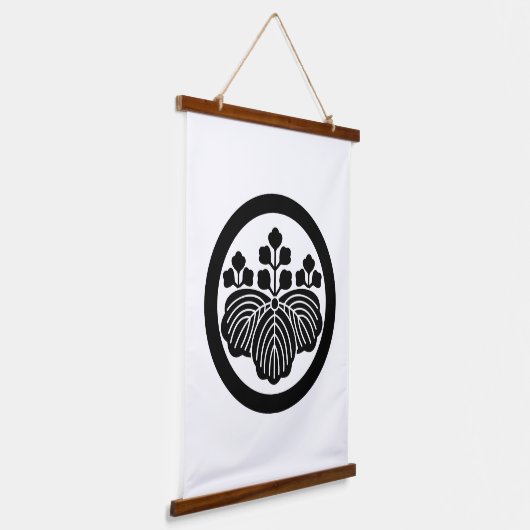 Tapisserie Suspendue Paulownia avec 5-3 fleurs en cercle (Angulaire)