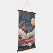 Tapisserie Suspendue Paysage Abstrait de Boho (24) (Angulaire)