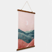 Tapisserie Suspendue Paysage Abstrait de Boho (7) (Angulaire)