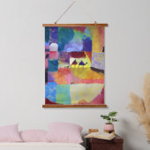 Tapisserie Suspendue Paysage avec chameaux, Paul Klee (Chambre à coucher)