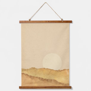 Tapisserie Suspendue Paysage chaud Abstrait