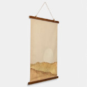 Tapisserie Suspendue Paysage chaud Abstrait (Angulaire)