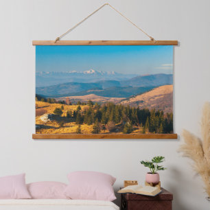 Tapisserie Suspendue Paysage d'automne avec la montagne Triglav