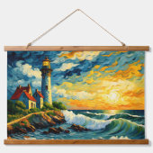 Tapisserie Suspendue Paysage du phare (Devant)