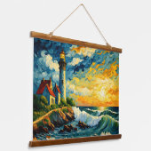 Tapisserie Suspendue Paysage du phare (Angulaire)