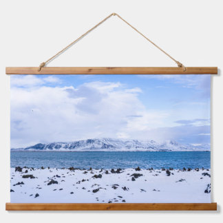 Tapisserie Suspendue Paysage hivernal d'Islande