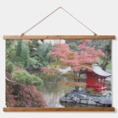 Tapisserie Suspendue Paysage japonais de Garden Pond (Devant)