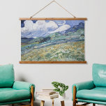 Tapisserie Suspendue Paysage Vincent Van Gogh Voyager Art Vintage<br><div class="desc">Belle tapisserie murale en bois taché, avec un magnifique chef-d'oeuvre coloré et complexe huile vintage sur toile, de Vincent Van Gogh, de paysage de Saint-Rémy - un paysage montagneux derrière l'hôpital Saint-Paul, France. Belle oeuvre d'art pour amateurs d'art vintage / chef-d'oeuvre / classique et connaisseurs Van Gogh. Fait un grand...</div>