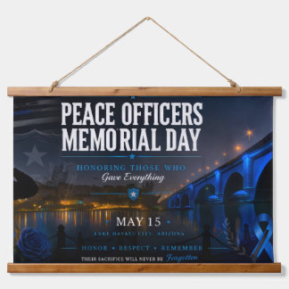 Tapisserie Suspendue Peace Officers Memorial Day London Bridge