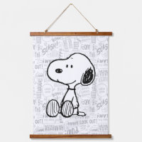 PEANUTS | Snoopy on Black White Comics