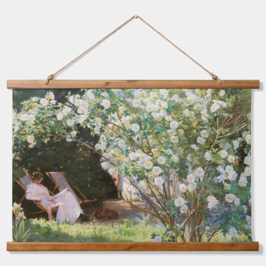 Tapisserie Suspendue Peder Severin Kroyer - Roses (Devant)