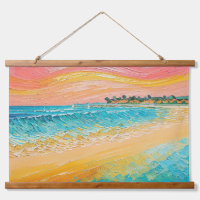 Peinture à l'huile de plage Art numérique 1