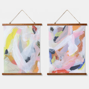 Tapisserie Suspendue Peinture Abstraite colorée