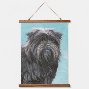 Tapisserie Suspendue Peinture Affenpinscher - Joli art original chien