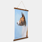 Tapisserie Suspendue Peinture Basenji - Belle Art Original (Angulaire)