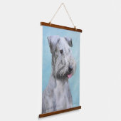 Tapisserie Suspendue Peinture Cesky Terrier - Cute Original Chien Art (Angulaire)