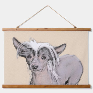 Tapisserie Suspendue Peinture Chinoise sans cheveux peint art original