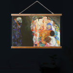 Tapisserie Suspendue Peinture de Gustav Klimt sur Death and Life.<br><div class="desc">Peinture de Gustav Klimt sur Death and Life. Suspendu de la Tapisserie.</div>