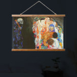 Tapisserie Suspendue Peinture de Gustav Klimt sur Death and Life.<br><div class="desc">Peinture de Gustav Klimt sur Death and Life. Suspendu de la Tapisserie.</div>