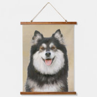 Peinture Lapphund Finlandaise - Joli art original 