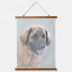 Tapisserie Suspendue Peinture Leonberger - Joli art original chien