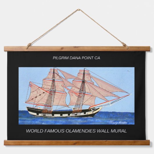 Tapisserie Suspendue Peinture murale murale du pèlerin Dana (Devant)