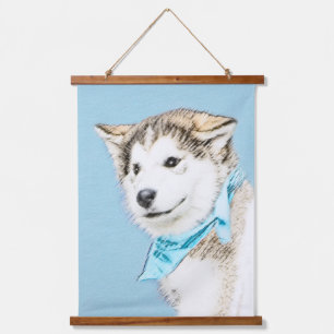 Tapisserie Suspendue Peinture Sibérienne Husky Puppy - Art Chien origin