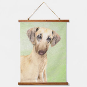 Tapisserie Suspendue Peinture Sloughis - Joli art original pour chien