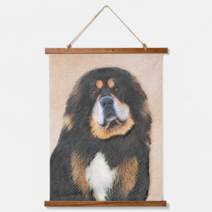 Tapisserie Suspendue Peinture Tibétaine Mastiff - Joli art original chi