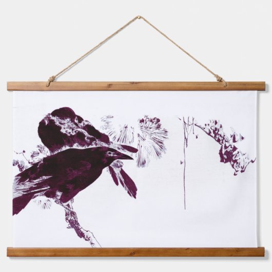 Tapisserie Suspendue Perché dans les arbres Les Ravens (Devant)