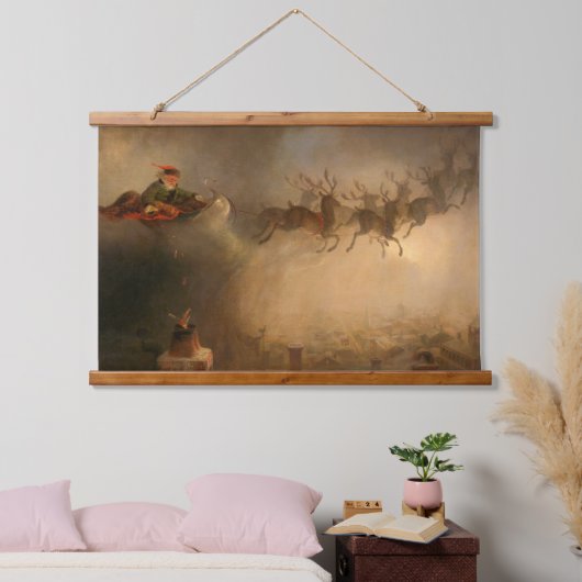 Tapisserie Suspendue Père Noël par William Holbrook Beard (Chambre à coucher)