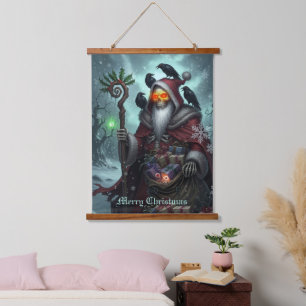 Tapisserie Suspendue Père Noël sombre des ombres – Squelette de Noël go