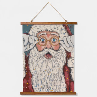 Tapisserie Suspendue Père Noël Surpris