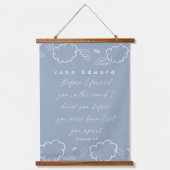 Tapisserie Suspendue Personalized Name Cloud Jeremiah 1:5 Nursery  (Recto)