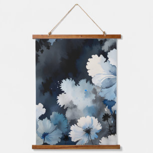 Tapisserie Suspendue Petals d'Indigo