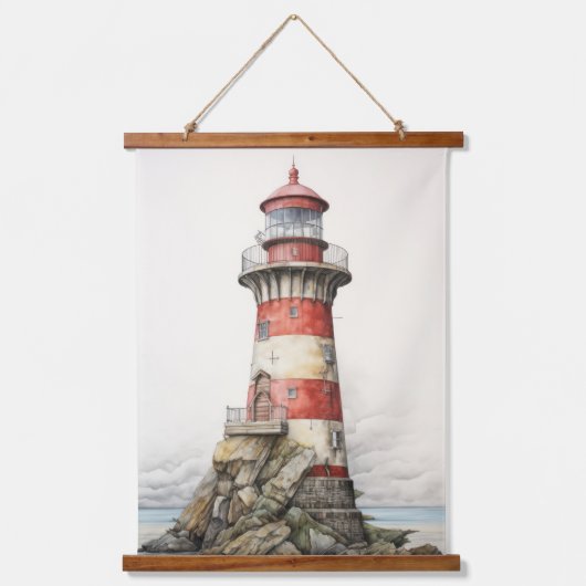 Tapisserie Suspendue Phare (Recto)