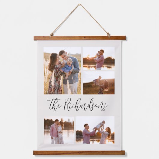 Tapisserie Suspendue Photothèque de Five With Caption Tapestry murale (Recto)