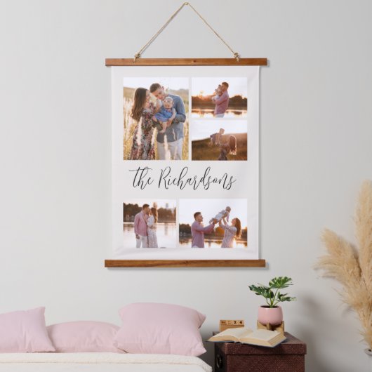 Tapisserie Suspendue Photothèque de Five With Caption Tapestry murale (Chambre à coucher)