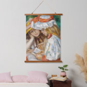 Tapisserie Suspendue Pierre-Auguste Renoir - Deux Filles Lecture (Chambre à coucher)