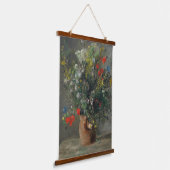 Tapisserie Suspendue Pierre-Auguste Renoir - Fleurs dans un Vase 1866 (Angulaire)