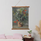 Tapisserie Suspendue Pierre-Auguste Renoir - Fleurs dans un Vase 1866 (Chambre à coucher)