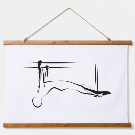 Tapisserie Suspendue Pilates Pose Pull Up Pose - Cadillac (Devant)