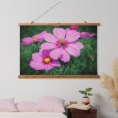 Tapisserie Suspendue Pink cosmos Flowers (Chambre à coucher)