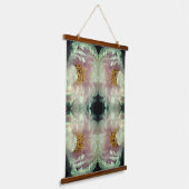 Tapisserie Suspendue Pink Peony Flower Center Abstract Pattern     (Angulaire)